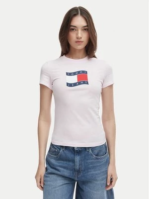 Obrázek produktu Tommy Jeans T-Shirt DW0DW22781 Růžová Regular Fit