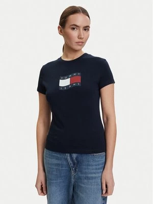 Obrázek produktu Tommy Jeans T-Shirt DW0DW22781 Tmavomodrá Regular Fit