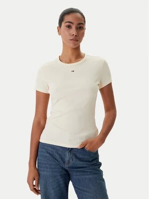 Obrázek produktu Tommy Jeans T-Shirt Essential DW0DW17383 Béžová Slim Fit