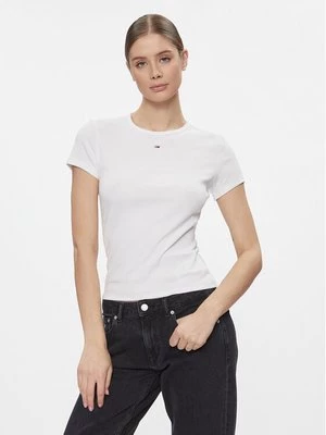 Obrázek produktu Tommy Jeans T-Shirt Essential DW0DW17383 Bílá Slim Fit