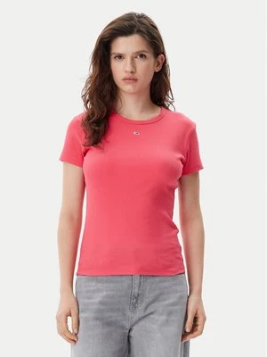 Obrázek produktu Tommy Jeans T-Shirt Essential DW0DW17383 Růžová Slim Fit