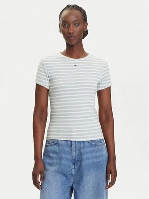 Obrázek produktu Tommy Jeans T-Shirt Essential DW0DW17383 Zelená Slim Fit