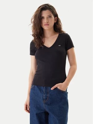 Obrázek produktu Tommy Jeans T-Shirt Essential DW0DW17385 Černá Slim Fit