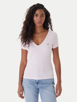 Obrázek produktu Tommy Jeans T-Shirt Essential DW0DW17385 Růžová Slim Fit