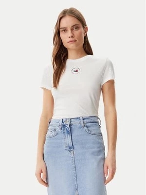 Obrázek produktu Tommy Jeans T-Shirt Essential DW0DW20316 Bílá Slim Fit