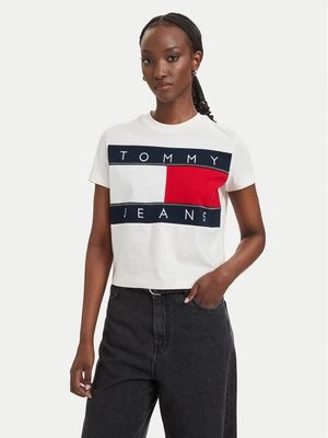 Obrázek produktu Tommy Jeans T-Shirt Flag DW0DW22818 Bílá Regular Fit