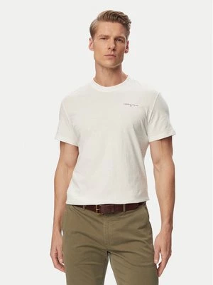 Obrázek produktu Tommy Jeans T-Shirt Linear Chest DM0DM21780 Écru Slim Fit Krémová