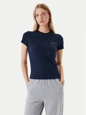 Obrázek produktu Tommy Jeans T-Shirt Linear DW0DW21164 Tmavomodrá Slim Fit