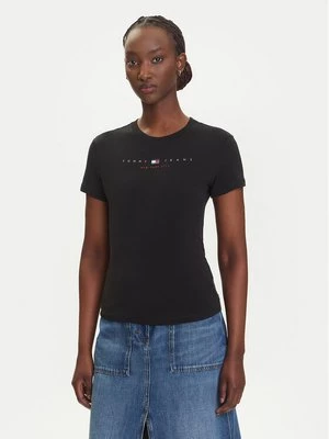 Obrázek produktu Tommy Jeans T-Shirt Linear DW0DW21422 Černá Slim Fit