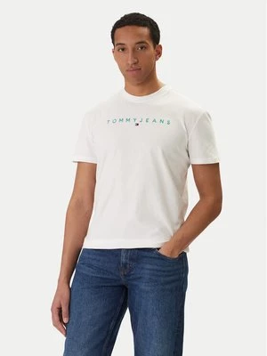 Obrázek produktu Tommy Jeans T-Shirt Linear Logo DM0DM20744 Bílá Regular Fit