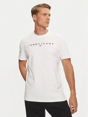 Obrázek produktu Tommy Jeans T-Shirt Linear Logo DM0DM20744 Bílá Regular Fit