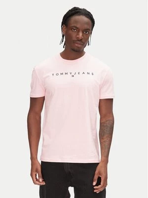 Obrázek produktu Tommy Jeans T-Shirt Linear Logo DM0DM20744 Růžová Regular Fit