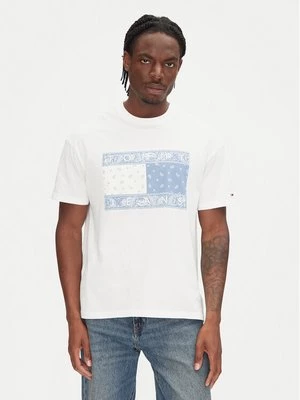 Obrázek produktu Tommy Jeans T-Shirt Paisley Flag DM0DM20810 Écru Relaxed Fit Krémová