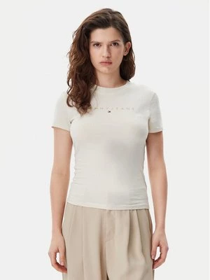 Obrázek produktu Tommy Jeans T-Shirt Tonal Linear DW0DW20315 Béžová Slim Fit