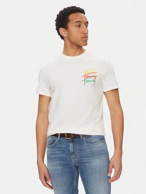 Obrázek produktu Tommy Jeans T-Shirt Twisted Signature DM0DM20771 Bílá Regular Fit
