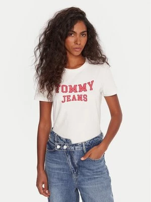 Obrázek produktu Tommy Jeans T-Shirt Varsity DW0DW21966 Bílá Regular Fit