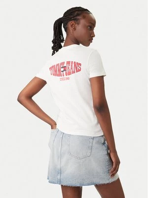Obrázek produktu Tommy Jeans T-Shirt Wavy Flag DW0DW22274 Bílá Regular Fit