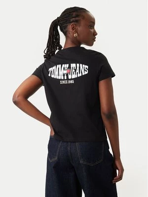 Obrázek produktu Tommy Jeans T-Shirt Wavy Flag DW0DW22274 Černá Regular Fit
