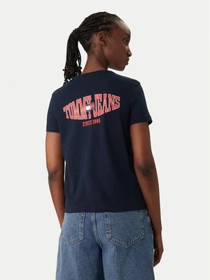 Obrázek produktu Tommy Jeans T-Shirt Wavy Flag DW0DW22274 Tmavomodrá Regular Fit