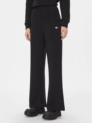 Obrázek produktu Tommy Jeans Teplákové kalhoty DW0DW17312 Černá Wide Leg
