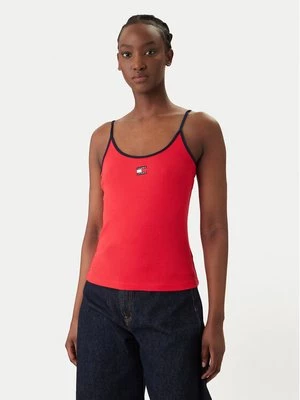 Obrázek produktu Tommy Jeans Top DW0DW22261 Červená Slim Fit