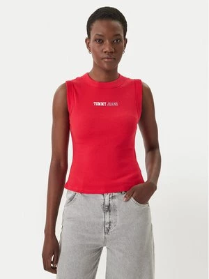 Obrázek produktu Tommy Jeans Top DW0DW22577 Červená Slim Fit