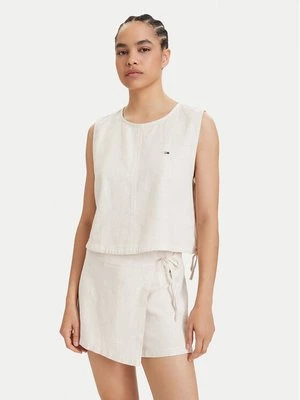 Obrázek produktu Tommy Jeans Top DW0DW22779 Světle béžová Regular Fit