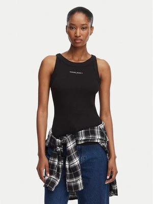 Obrázek produktu Tommy Jeans Top Ess Logo 1 DW0DW22806 Černá Slim Fit