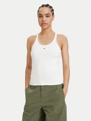 Obrázek produktu Tommy Jeans Top Racerback DW0DW22264 Bílá Slim Fit