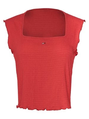 Obrázek produktu Tommy Jeans Top Smock Seersucker DW0DW22220 Červená Slim Fit