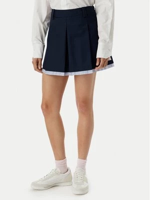 Obrázek produktu Tommy Jeans Trapézová sukně Varsity Pleated DW0DW22758 Tmavomodrá Regular Fit