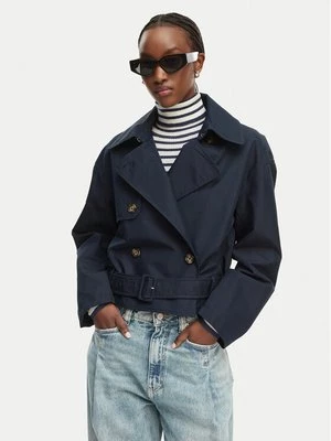 Obrázek produktu Tommy Jeans Trenčkot DW0DW22322 Tmavomodrá Relaxed Fit
