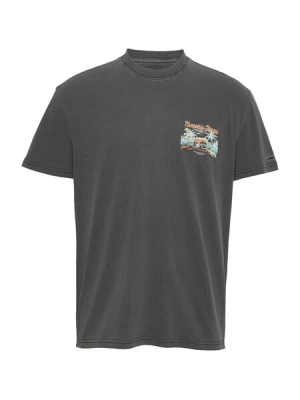 Obrázek produktu Tommy Jeans Tričko 'CABANA'  pastelová modrá / mandarinkoná / černá / bílá