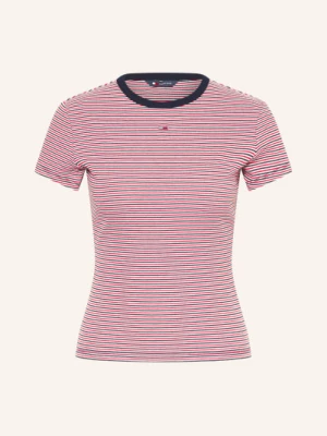 Obrázek produktu Tommy Jeans Tričko červená / tmavě modrá / bílá