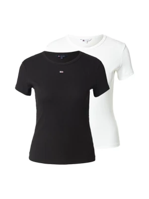 Obrázek produktu Tommy Jeans Tričko 'ESSENTIAL'  černá / bílá