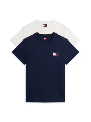 Obrázek produktu Tommy Jeans Tričko 'Logo Slim T'  noční modrá / červená / bílá