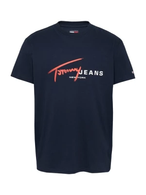 Obrázek produktu Tommy Jeans Tričko  námořnická modř / červená / bílá