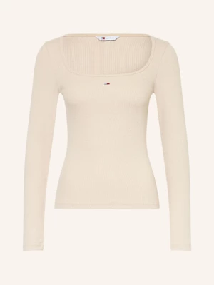 Obrázek produktu Tommy Jeans Tričko S Dlouhým Rukávem béžová