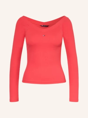 Obrázek produktu Tommy Jeans Tričko S Odhalenými Rameny červená