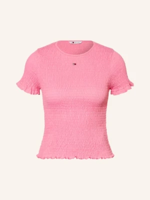 Obrázek produktu Tommy Jeans Tričko S Volánky růžová