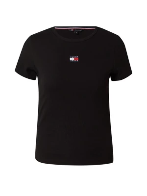 Obrázek produktu Tommy Jeans Tričko 'Tommy Badge Slim'  červená / černá / bílá