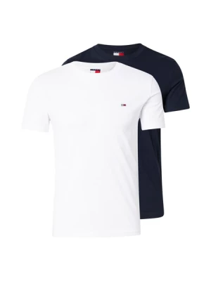 Obrázek produktu Tommy Jeans Tričko 'Tommy Flag Extra Slim T'  noční modrá / bílá