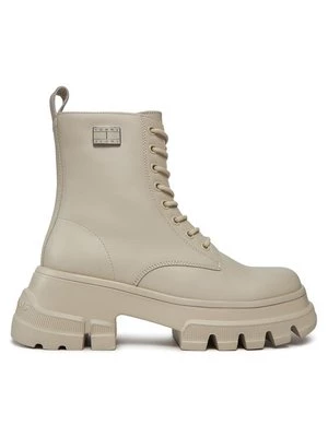 Obrázek produktu Tommy Jeans Turistická obuv Tjw Chunky Leather Boot EN0EN02503 Béžová