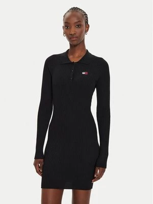 Obrázek produktu Tommy Jeans Úpletové šaty DW0DW18734 Černá Slim Fit