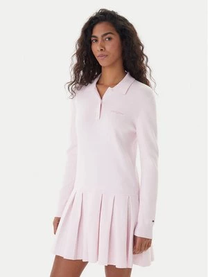 Obrázek produktu Tommy Jeans Úpletové šaty Script DW0DW22464 Růžová Regular Fit