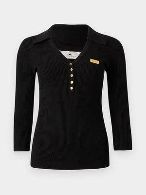 Obrázek produktu Top s dlouhým rukávem Elisabetta Franchi černá