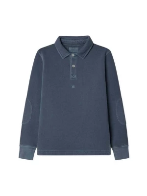 Obrázek produktu Top s dlouhým rukávem Hackett London tmavomodrý denim