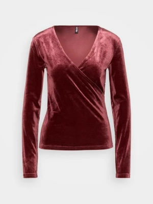Obrázek produktu Top s dlouhým rukávem Pieces bordeaux