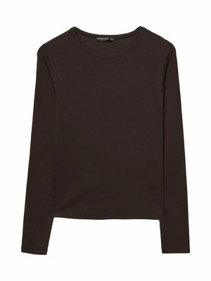 Obrázek produktu Top s dlouhým rukávem Stradivarius hnědá