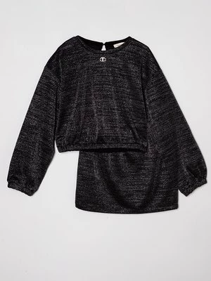 Obrázek produktu Top s dlouhým rukávem TWINSET skvrnitě antracitová
